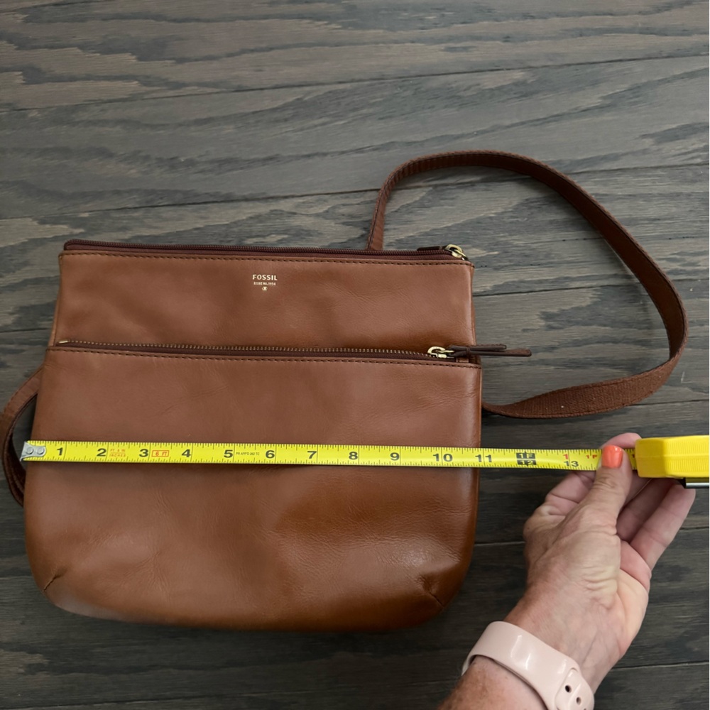 Fossil Medium Brown Crossbody Bag - Picture 9 of 11